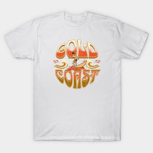 Gold Coast Queensland Australia, Distressed Vintage Graphic T-Shirt